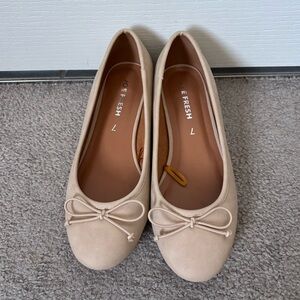 Beige Ballerina Shoes